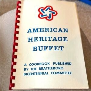 American Heritage Buffet Spiral Cookbook Paperback GUC